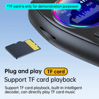 AUX Bluetooth 5.4 Audio Adapter Receiver Transmitter 4 in 1 With Display Screen Support TF Card For Car TV PC Speaker 3.5mm