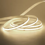 3mm 5mm PCB Battery Power COB LED Strip Light 5V Warm Natural White Blue Red Green Pink Tape 320LEDs 8mm High Density Flex Lamp