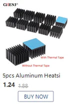 Extruded Aluminum Heatsink For High Power LED IC Chip Cooler Radiator Heat Sink Drop Ship 100*25*10mm