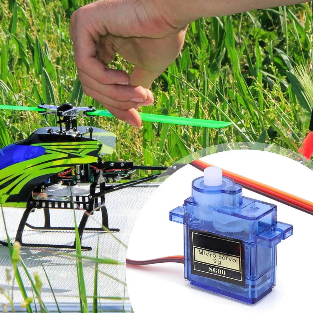 1/5/10 PCS SG90 9G Micro Servo Motor Control for RC Robot Arm Servomotor Toy Airplane Helicopter Aircraft Models 180°