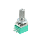 5Pcs RK097N 3Pin Potentiometers Industrial Switches B1K 5K 10K 20K 50K 100K 500K Switch Audio Shaft 15mm Amplifier Sealing RK097