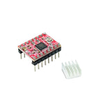 1-10pcs 3D Printer Parts StepStick DRV8825 A4988 Stepper Motor Driver With Heat sink Carrier Reprap RAMPS 1.4