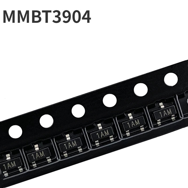 (100 Pcs)(10 Pcs) (1000 Pcs)MMBT3904 1AM SOT-23 2N3904 3904 SMD Triode NPN Signal Transistor  40V 200mA