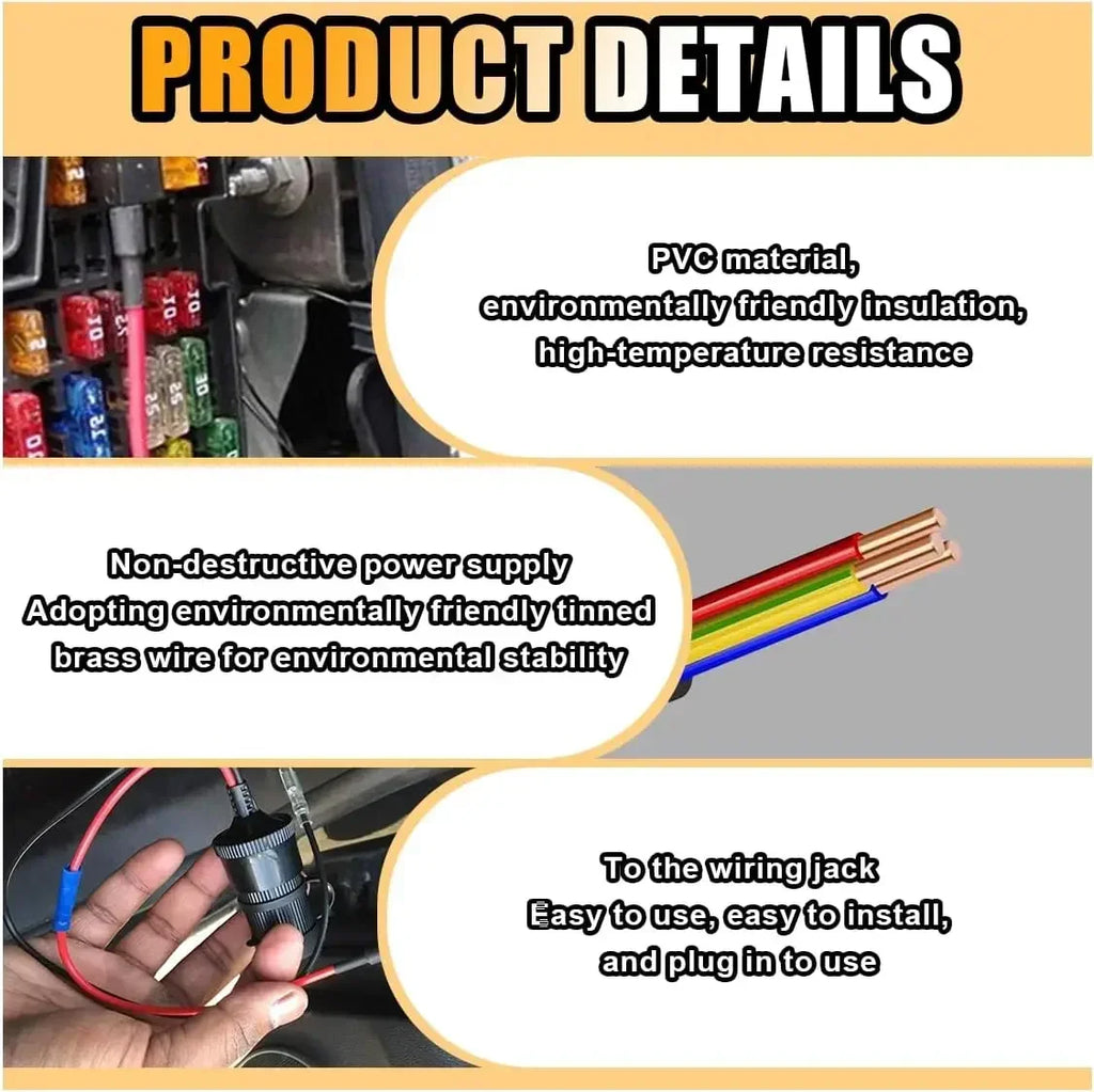 Automotive Fuse Set 5/10Pcs 12V Car Blade Fuse Holder Mini ATM ATO Add-a-Circuit Fuse TAP Adapter Fuse Fuse for Car Trucks Boats