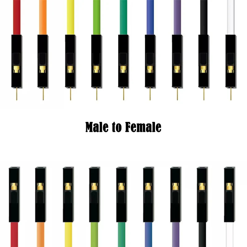 DuPont Wire Breadboard Jumper Cable Wire Male to Male Female to Female Male to Female Ribbon Cable for Arduino DIY 20cm