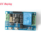 ESP8266 ESP-01 WiFi Relay 1 2 4 Way Channel 5V 12V Things Smart Home Remote Control Switch ESP01 Wireless Module Phone APP