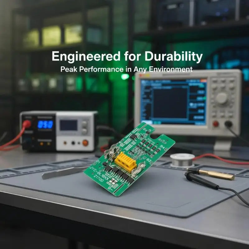 Compact BMS Circuit with Balance Charger for Custom 18V Li-ion Battery Cases