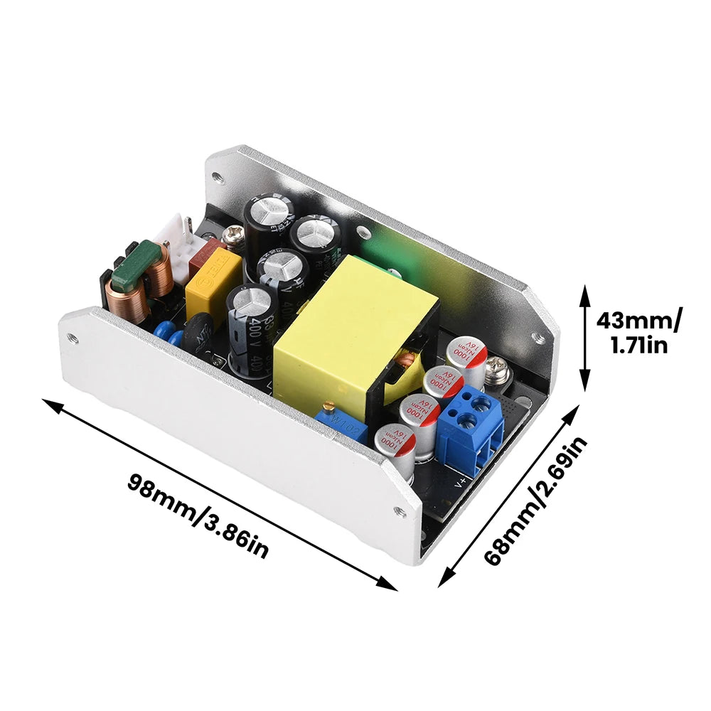 180W/120W High-Power Switching Power Supply Module Board AC190-265V to DC 9V-30V/AC100-265V To DC 9V-30V Adjustable Power Module