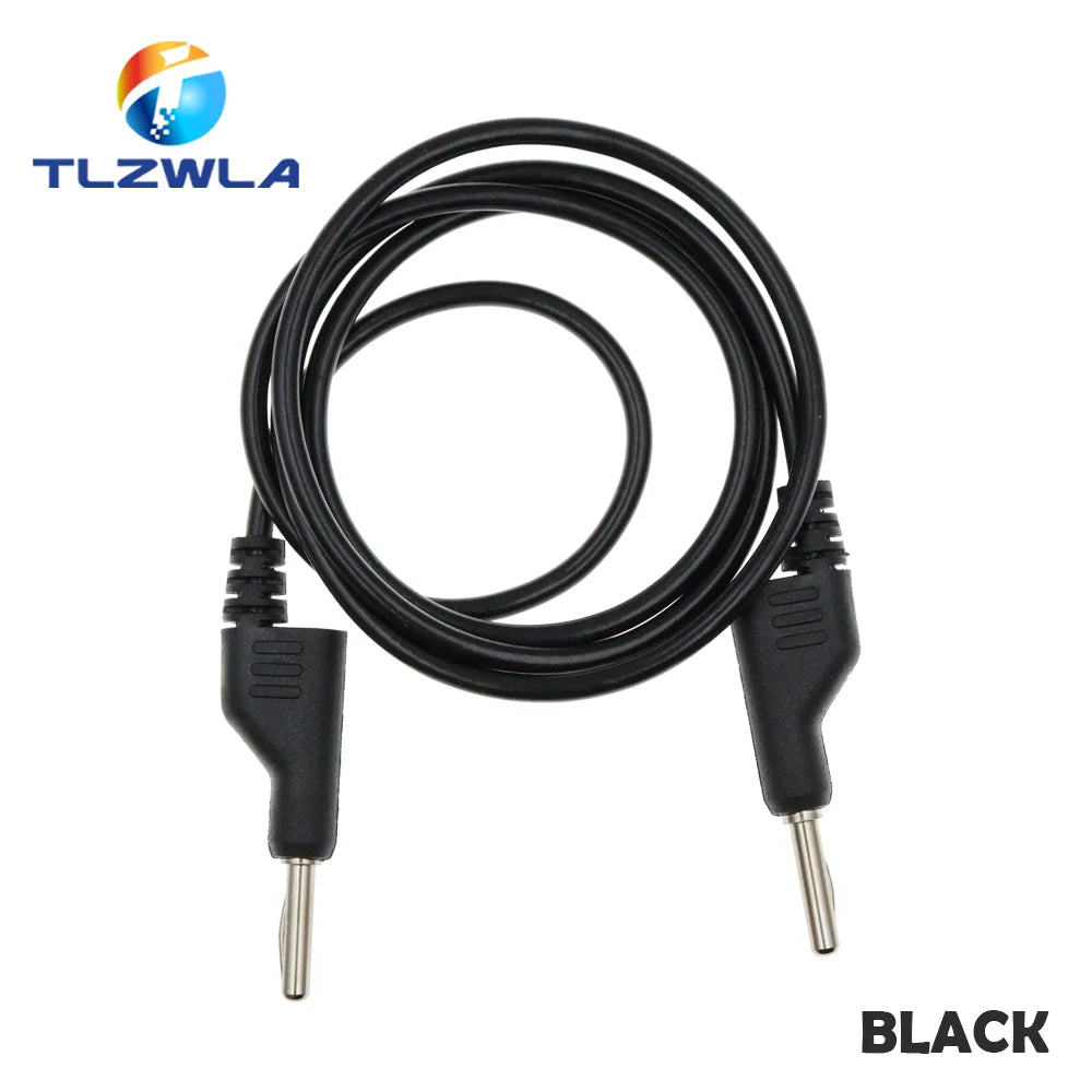 1PCS Dual 4MM Stackable Banana Plug Multimeter Test Leads 1M Cable 1000V/15A Pure Copper Test plug Connector