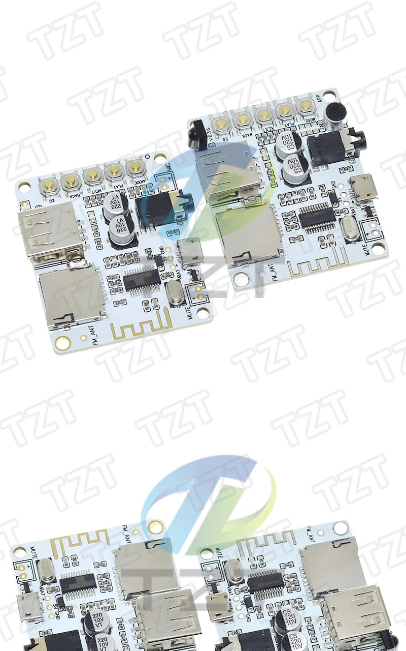 Bluetooth  Audio Receiver board with USB TF card Slot decoding playback preamp output A7-004 5V 2.1 Wireless Stereo Music Module