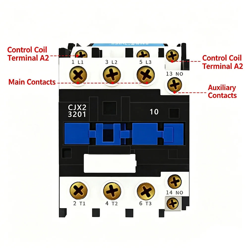 220V AC contactor CJX2-3201 32A contact relay 380V