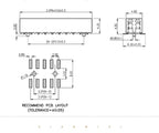 10pcs 2.0mm PH6.35 Straight /Right Angle/SMTFemale Header Double Row 2X2-40P PC2.8 Gold-plate PCB Pin Socket Connector