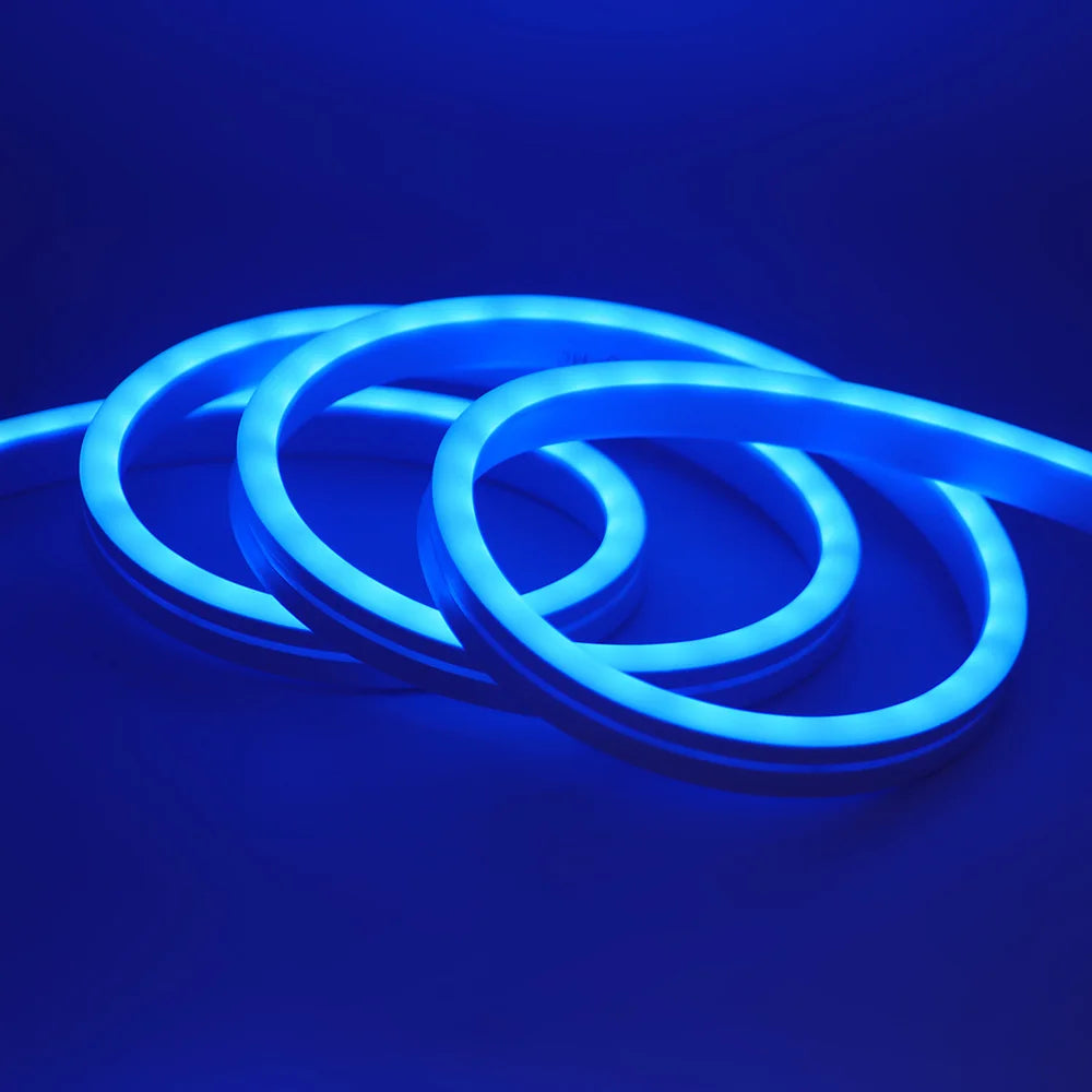 12V 24V RGB Neon Light LED Strip Addressable WS2811 84LEDs/m 6x12mm Flex Silicone Rope Rainbow Lamp Home Decoration Waterproof