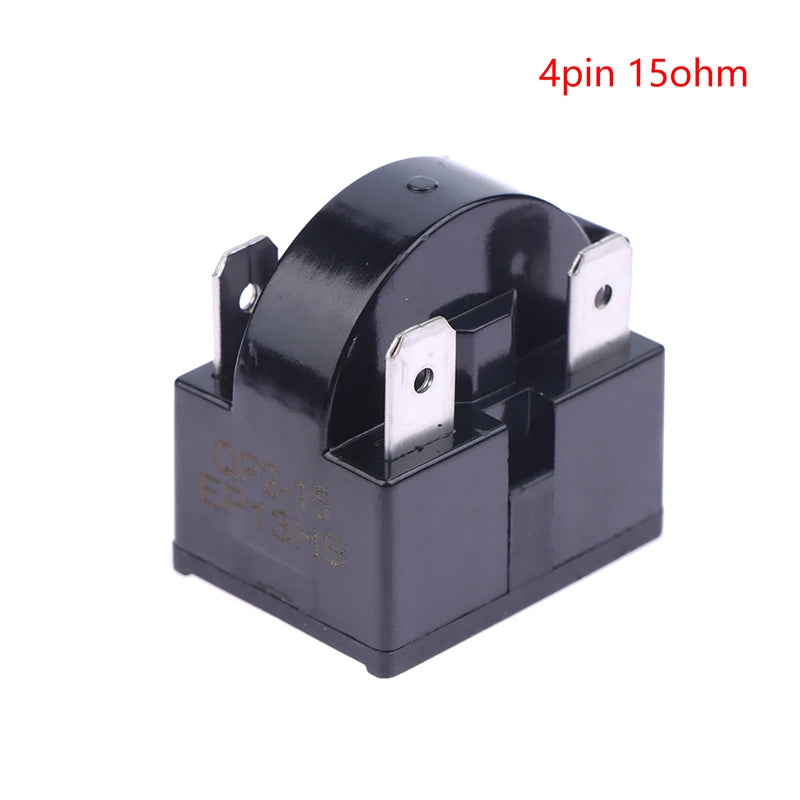 1Pc Refrigerator PTC Starter Relays 1/2/3/4Pins Compressor Overload Protector Refrigerator PTC Starting Relays Accessories