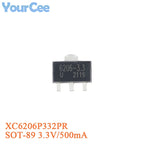 50pcs XC6206P332MR XC6206 XC6206P362MR XC6206P302MR XC6206P282MR XC6206P252MR XC6206P182MR SOT-23 Low Dropout Linear Regulator