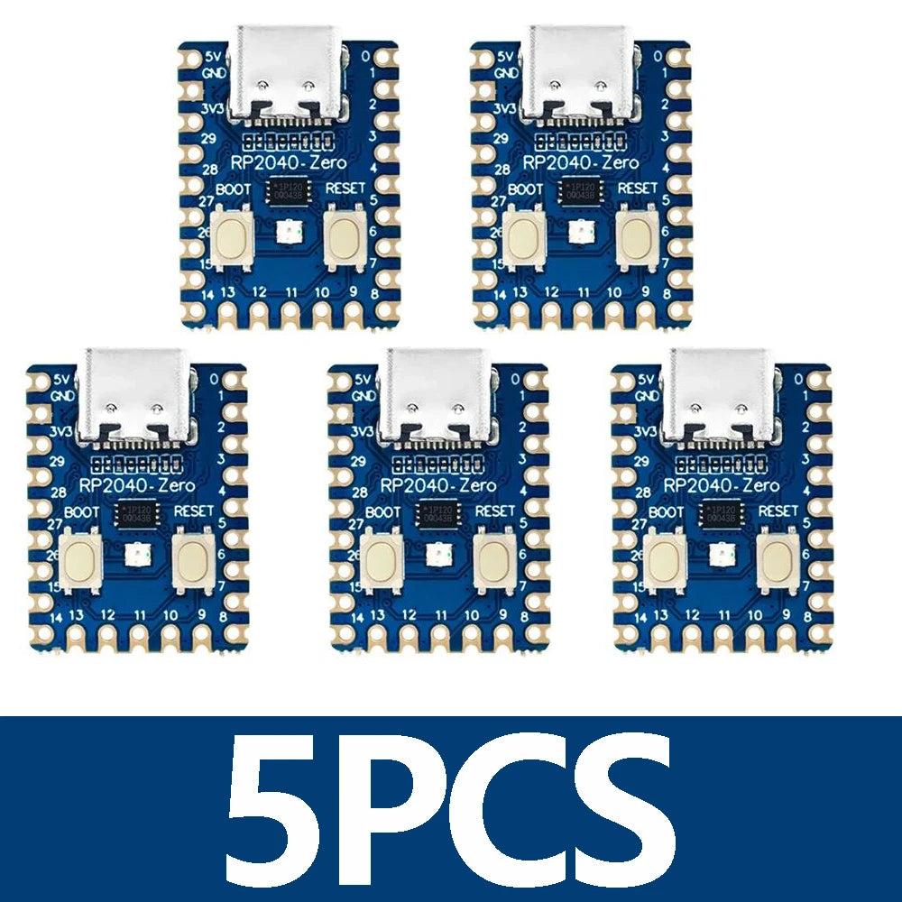 1~20PCS RP2040-Zero For Raspberry Pi Microcontroller PICO Development Board Module Dual-core Cortex M0+ Processor 2MB Flash