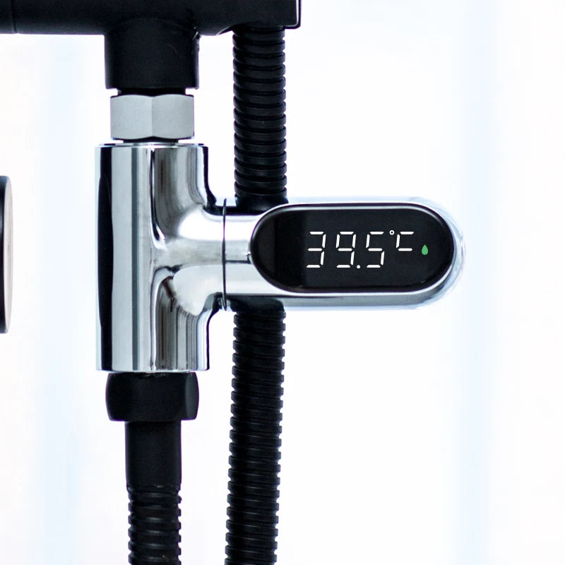 Universal Shower Head Hot Tub Water Temperature Monitor Electricity LED Display Bathing Temperature Meter Bathroom Accessories