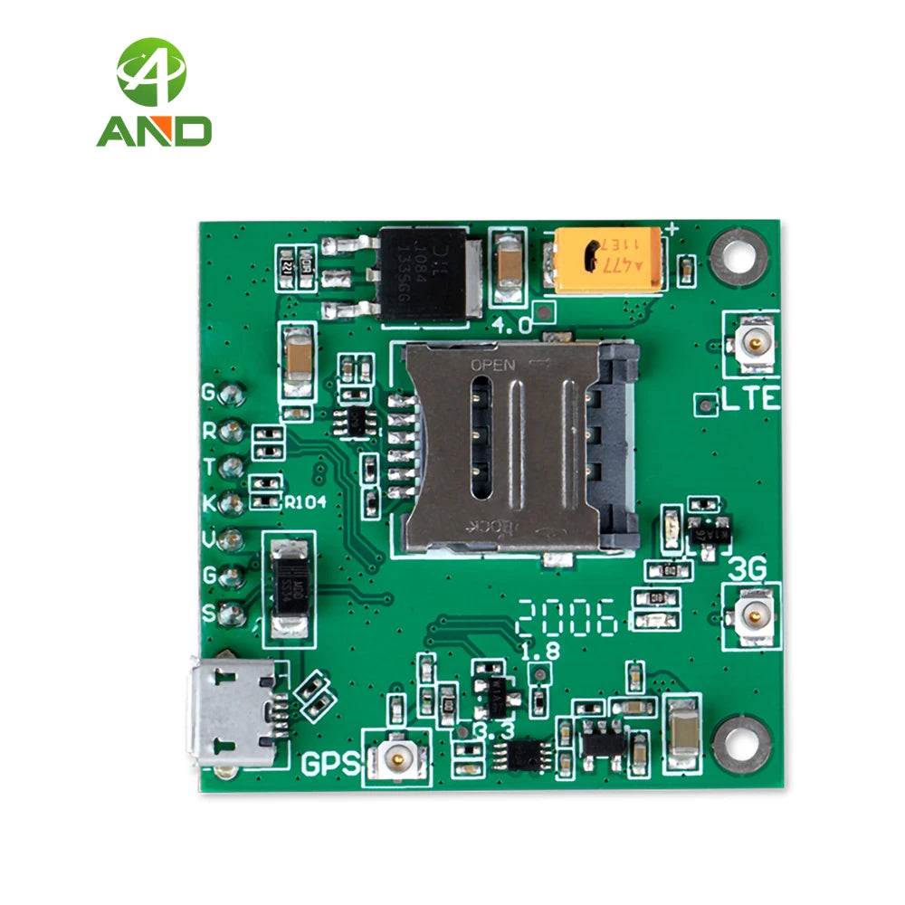 Global Certified SIM7600G-H 4G Development Board CE FCC ANATEL UKCA Approved 4G LTE+GNSS Module For Overseas IoT Asset Monitorin
