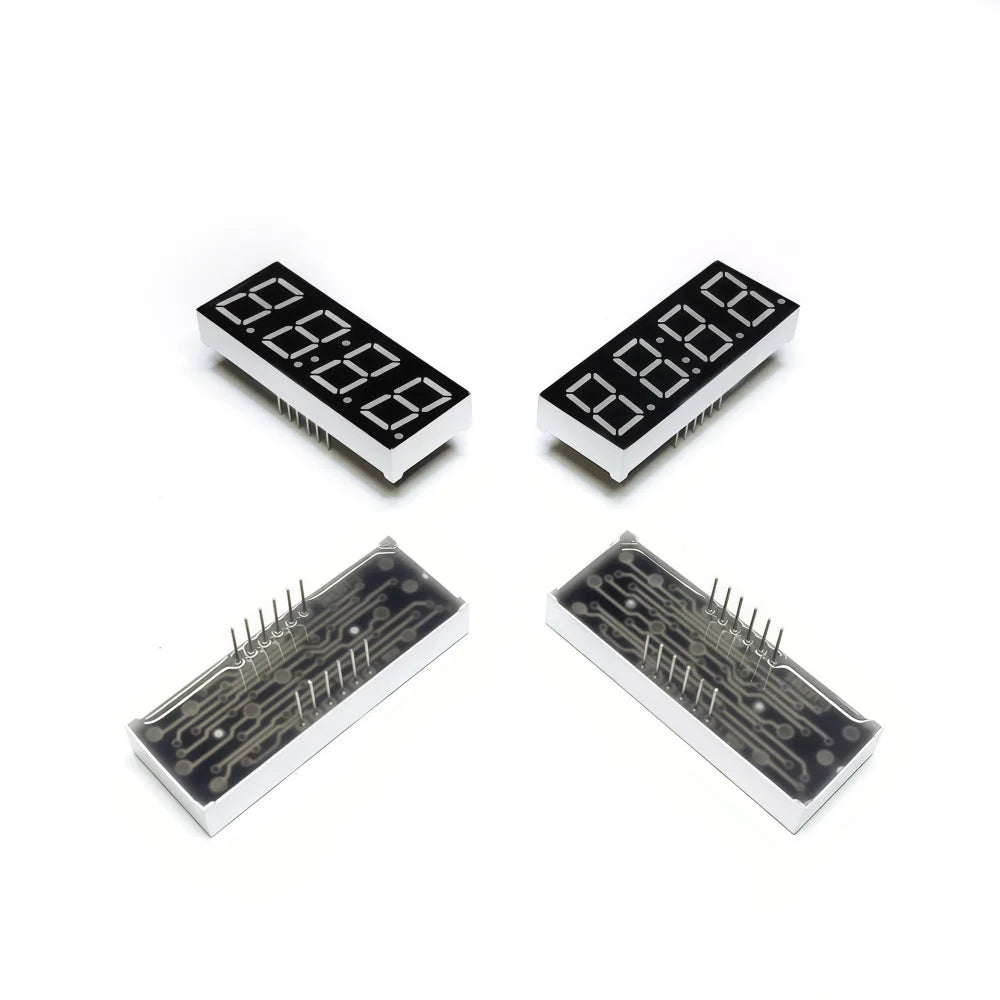10PCS 0.56-inch 4-digit clock digital tube 50mmX19mm digital display "8" height 14.2mm seven-segment digital tube5462series5465