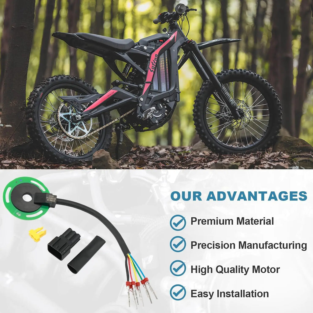 Motorcycle Motor Sensor for SUR-Ron Light Bee X S Motor Hall Sensor Replacement/surron