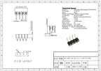 1P-40P 2.54mm Round Hole Right Angle Single Row 0.1" Breakable Stackable PCB IC Crystal Transistor Socket Female Tin Pin Header