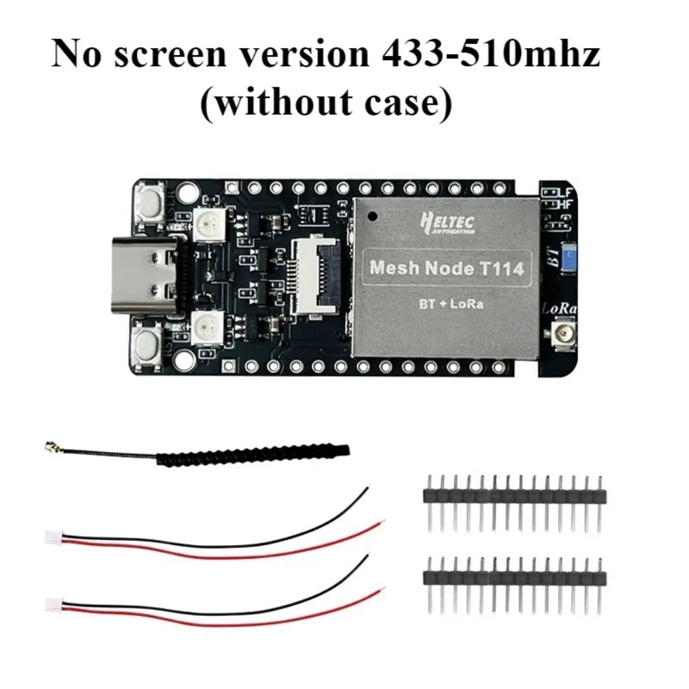 NRF52840 SX1262 LoRa Module T114 Node Dual Core Chip 433 928MHz Frequency Band Meshtastic Compatible for Long Range Communicatio