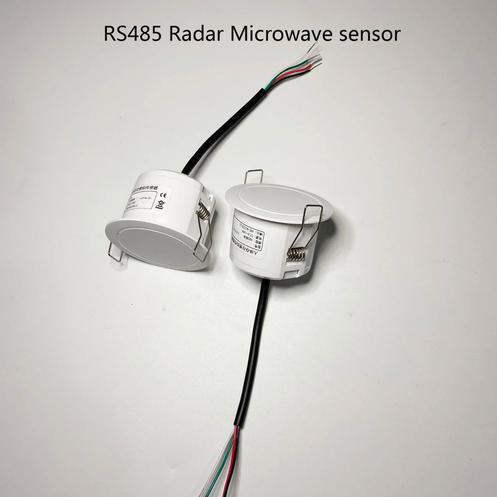 Embedded 5.8/24G Wired Microwave Sensor RS485 Radar Human Presence Detector Movement Alarm Respiratory Micro Motion Sensing