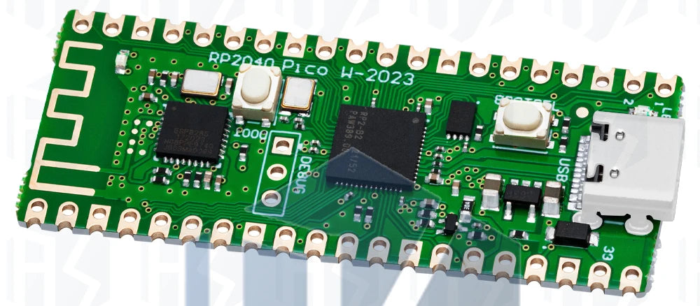 1~4PCS RP2040 Raspberry Pi Pico W Board with 2.4G WiFi Dual-Core 264KB ARM Microcomputers High-Performance Cortex-M0 Processor