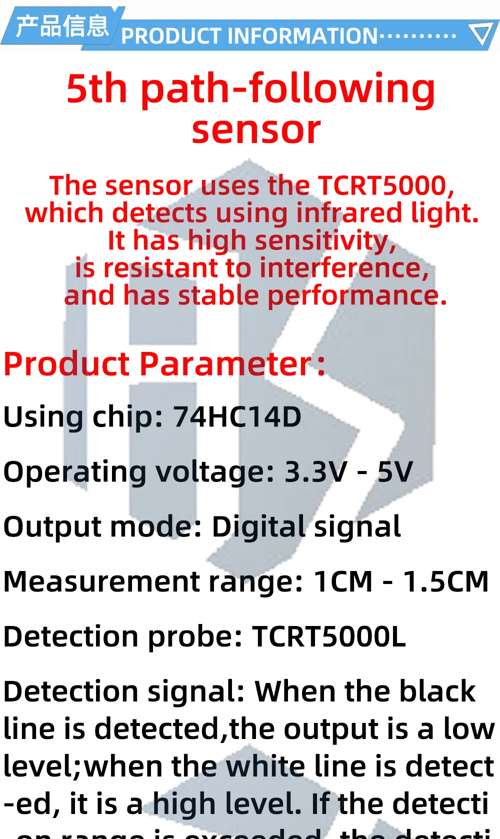 TCRT5000 3/5-Channel Photoelectric IR Detector Module: for Arduino-Compatible for Line Tracking & Obstacle Avoidance