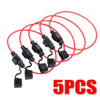 12V 30A Mini Blade Car Fuse Holder Waterproof Fuse Socket in Line Cutoff Switch Adapter Splash-proof Box Fuse Holder