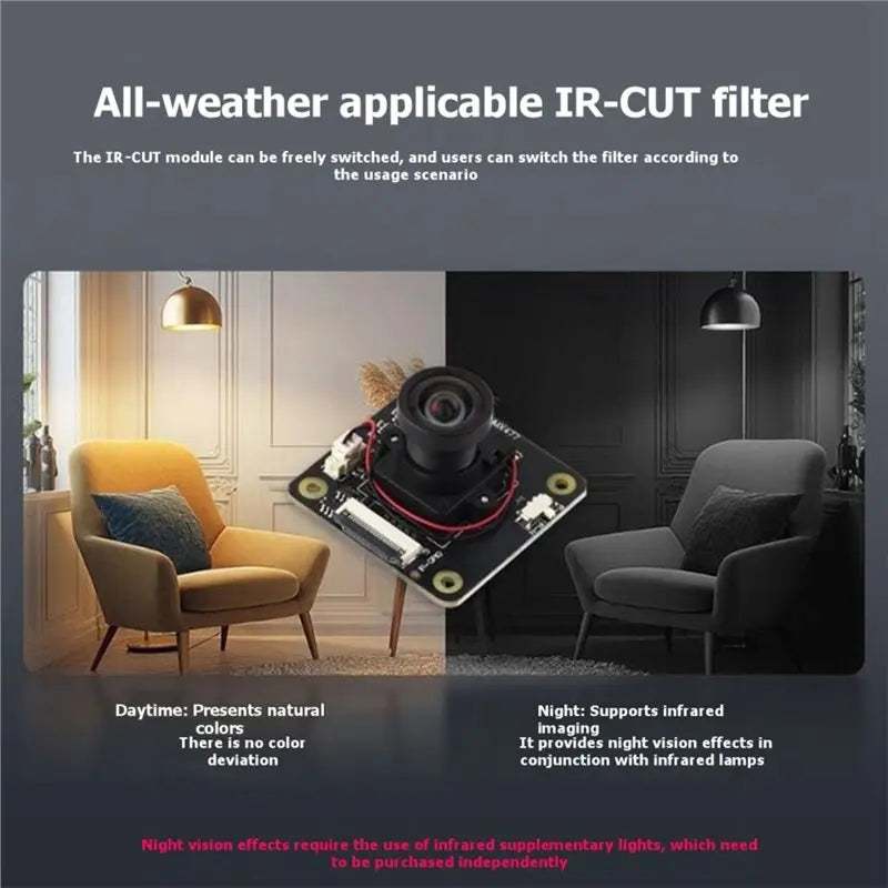 [NEW!CCDD】 IMX477 IR-CUT Camera Module For Raspberry Pi 12.3MP