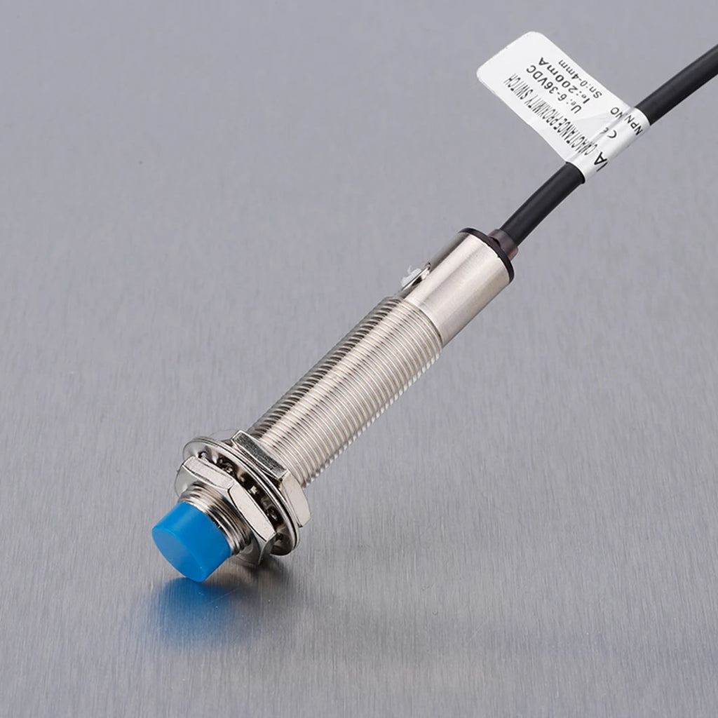 LJC12A3 12MM Capacitive Type Waterproof Proximity Sensor Switch DC6-36V with 5mm Detection Distance NPN/PNP Output Sensor