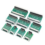 0.5mm 1.0mm To 2.54mm FPC FFC Adapter Board Connector Straight Needle And Curved Pin 6 8 10 12 20 24 26 30 34 40 50 60 80 Pin