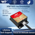 High-Precision Inclinometer HWT605 Accelerometer+Angle+Gyro, MPU9250 IMU, Temperature Compensation, Tilt Angle