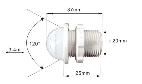 Infrared Sensor Module Mini PIR Detector Smart Switch Controller Human Sensor Hand Scan Head AC 85-265V Home Indoor LED Lighting