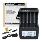 LiitoKala Lii-500 Battery Charger 4 Slot LCD Tester for 18650 26650 AA AAA Flashlight Vape Li-ion NiMH Rechargeable Cells