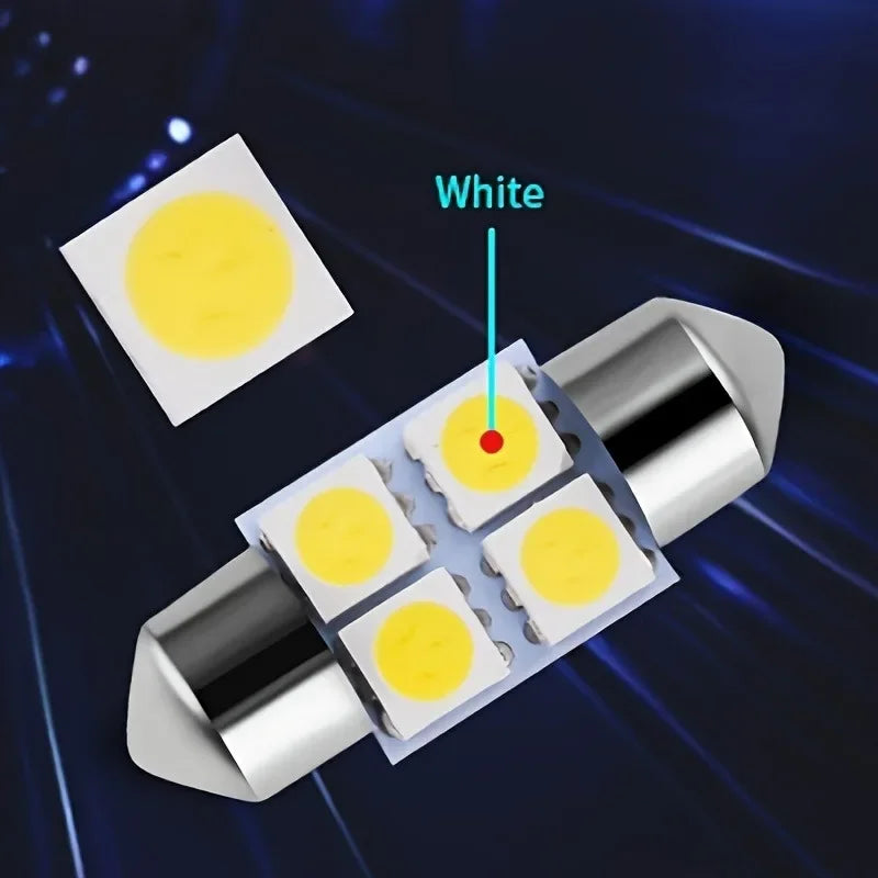 42Pcs T10 5050 Car LED Light Bulb Interior Dome Trunk License Plate Lamps Kit White for Bmw E53 E60 E90 LED Lamp