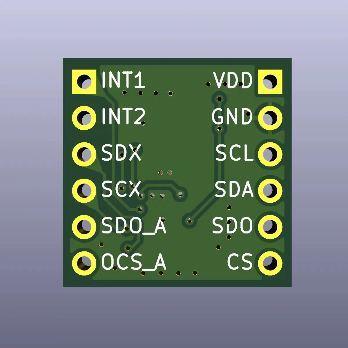LSM6DSO Accelerometer Gyroscope Sensor Module 6-Axis Inertial Measurement Unit Tilt Angle Detector I2C SPI Communication