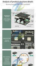XY-E100H XY-E100L 2.1 Channel Bluetooth Audio Amplifier Board Module 50W+50W+100W Subwoofer With High Fidelity And Sound Quality