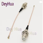 10/100Pcs F Female To UFL 1  MHF4 antenna cable rf 1.13 0.81 RG178 cable F female male cable to U.FL 1 tail fiber cable assembly