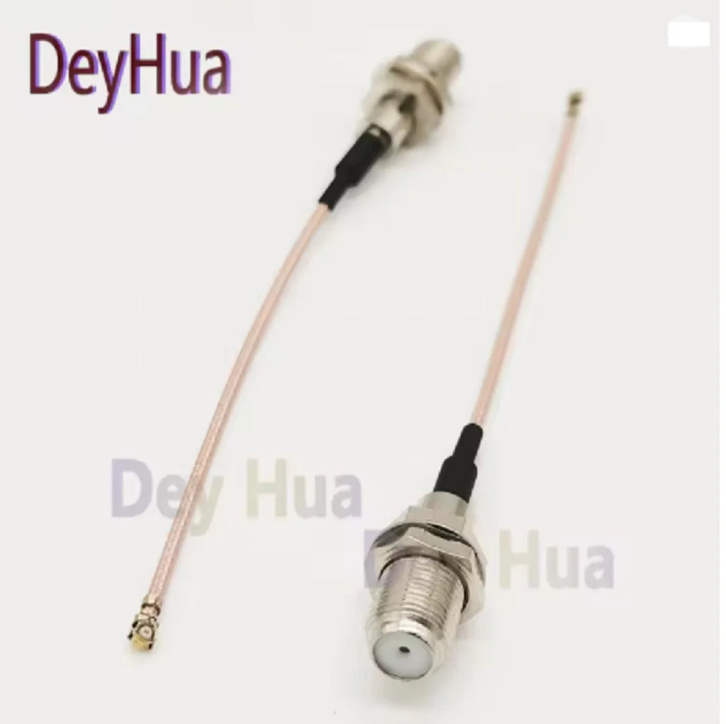 10/100Pcs F Female To UFL 1  MHF4 antenna cable rf 1.13 0.81 RG178 cable F female male cable to U.FL 1 tail fiber cable assembly