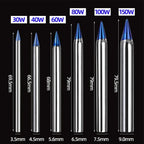 1pc Soldering Iron Tips Blue Pointed Welding Tips 30/40/60/80/100/150W External Heat Soldering Iron Lead-Free Station Solder