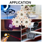 LED 3W 5W 3535 Laser VCSEL Infrared IR 808nm 850nm 940nm 980nm 1064nm Bead Lamp Patch Light Sensing Monitoring Night Vision Diod