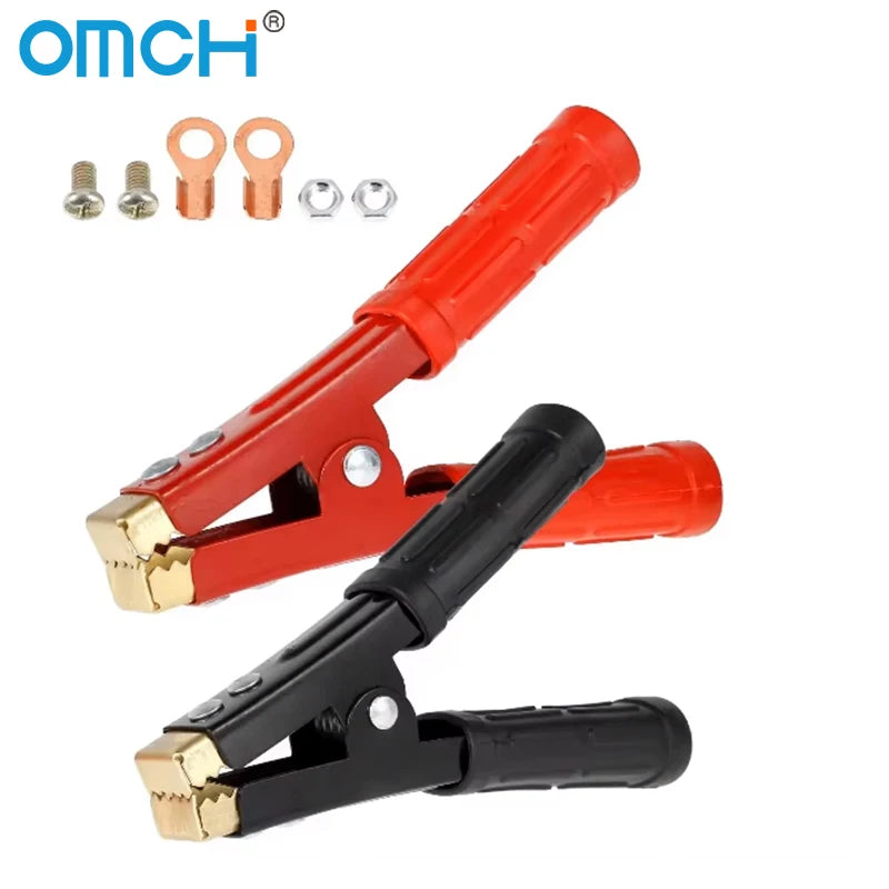 Crocodile Electrical Battery Clamp, Alligator Clips, Test Connector for Jumper Cables Boost, Car Caravan Van, 150A