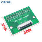 FC/FPC 6-80P to 2.54mm DIP Adapter Board 0.5mm Pitch Flexible Flat Cable Breakout PCB Soldered FR4 Double-Sided Converter Module