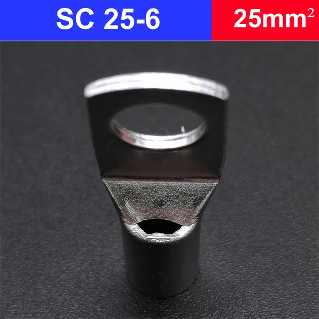 10pcs/lot 16~35mm2 Terminals Wire Welding Cable Connector Suit SC16-6 SC25-8 SC35-8