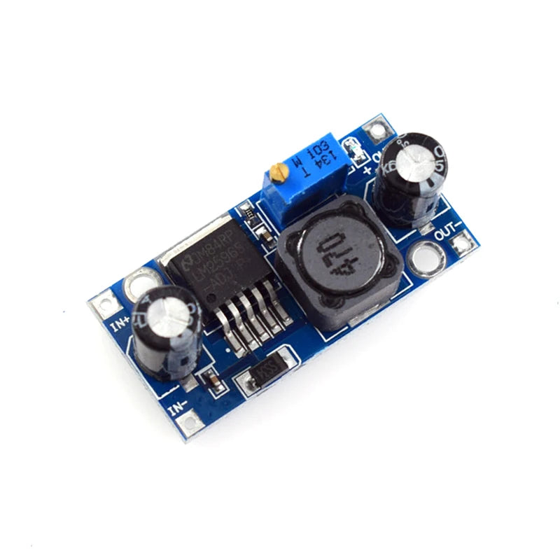 Stlxy LM2596 LM2596S ADJ Power supply module DC-DC Step-down module 5V/12V/24V adjustable Voltage regulator 3A DIP