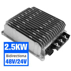 Tianpower Non Isolated DC/DC Bidirectional Converter 48V to 24V 2500W Hybrid Vehicle EV IP67 Waterproof Natural Cooling