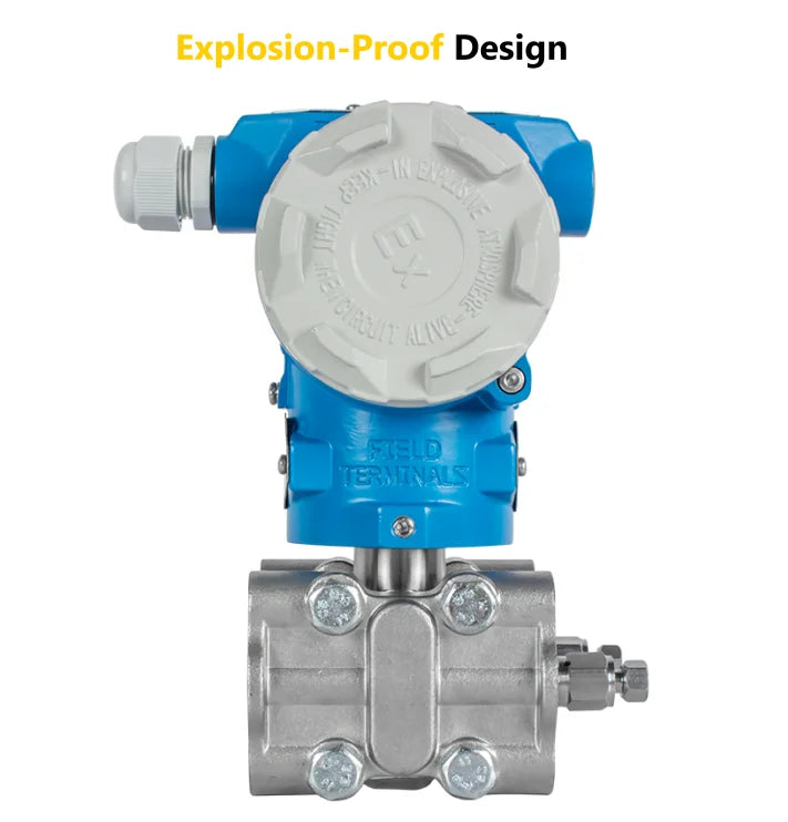 QD-3051 4-20mA+Hart Intelligent Micro Differential Pressure Sensor Capacitance Explosion-proof Pressure Transmitter