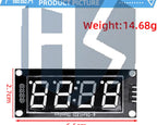 TM1637 LED Display Module 4 Digit Time Indicator Tube 7 Segment Digital Indicator Tube 0.56 Inch Digital LED Module